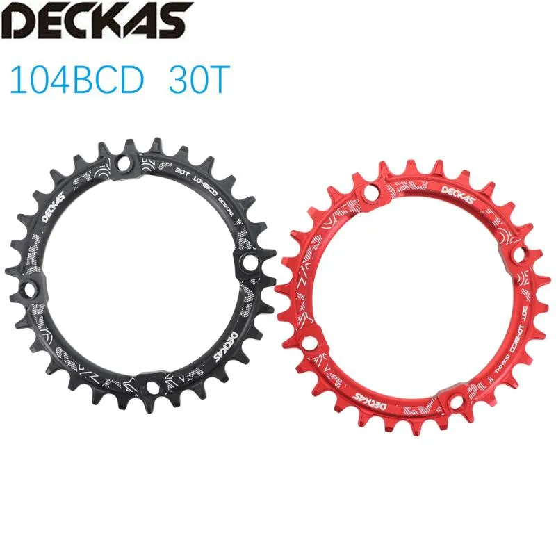 Bike Freewheels Kettingwielen Deckas 104BCD Kettingblad Ronde 30T Tand MTB Mountain Chain Ring Kettingwiel 104 Bcd 30