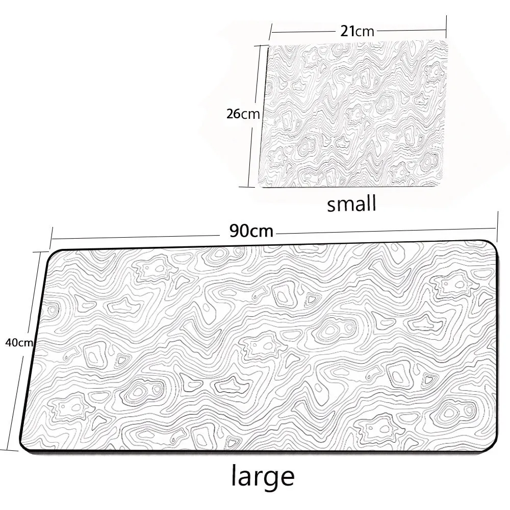 Tappetino per mouse Big Art Tappetino per scrivania nero bianco sul  tappetino per tavolo Tappetino per computer Tappetino per mouse Xxl  Tappetino per