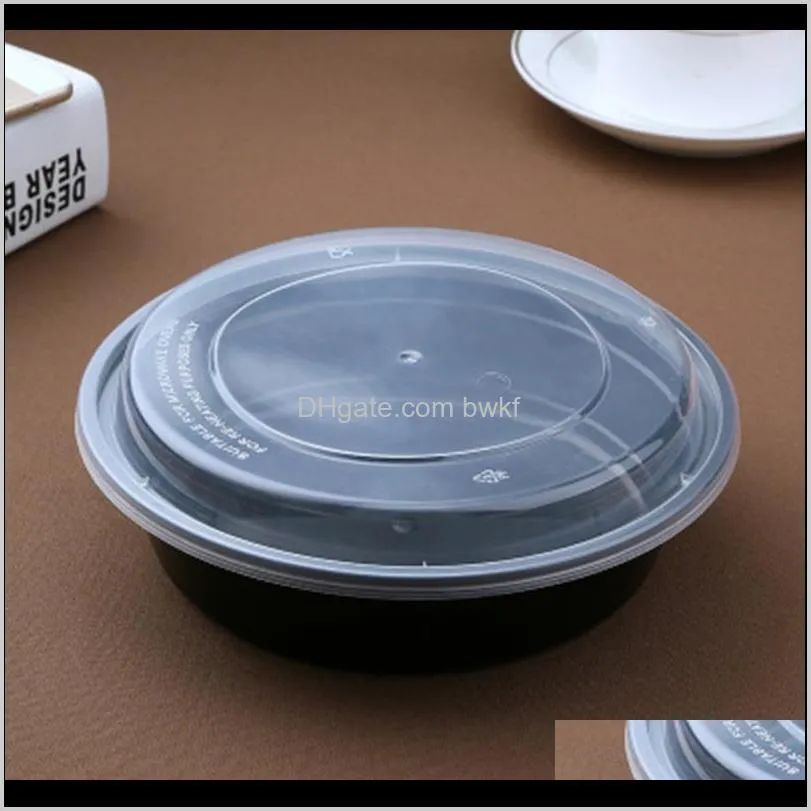 10 pcs 50 pcs plastic reusable bento box meal storage food prep lunch box reusable microwavable containers lunchbox convenient 201209