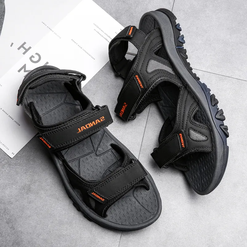 mens kvinnor tränare sport stor storlek gränsöverskridande sandaler sommar strand skor casual sandal tofflor ungdom trendig andningsbar mode sko kod: 23-8816-1