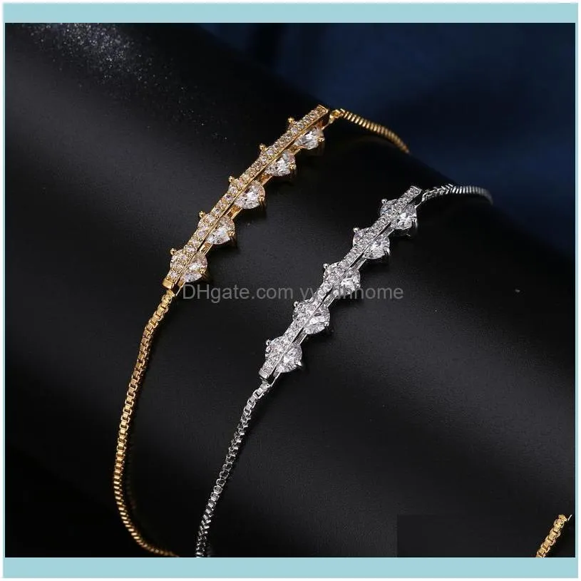 Link, Jewelrylink, Chain Honghong Bracelets à glissière réglables de haute qualité pour les femmes Squelette Personnalité Design Bracelet classique Fashion Dr