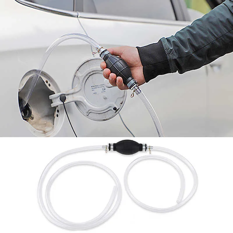 Manual Gas Oil Pump Car Fuel Hand Suction Pipe ing Durable For Liquid Petrol Tuning Gasoline motorcycle