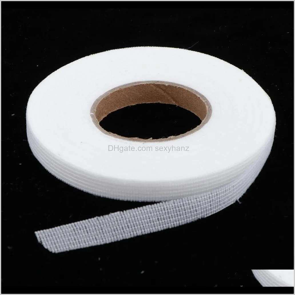 2 rolls 54 yards adhesive hemming tape iron on sewing fabric fusing tape 1cm