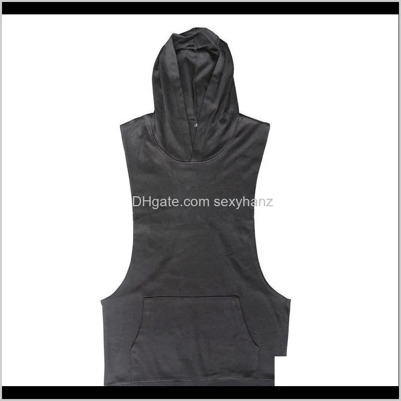 mens stringer bodybuilding tank top fitness vest solid gym cotton singlet tanks fitness clothes y-back tanks