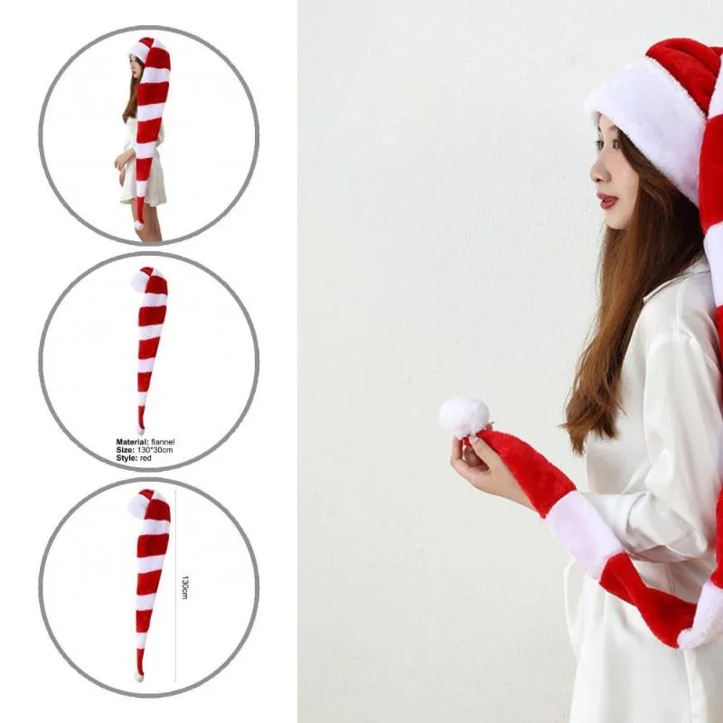 Sombreros de fiesta franela lavable decoración Prop Navidad adulto sombrero portátil vacaciones espesar para sala de estar