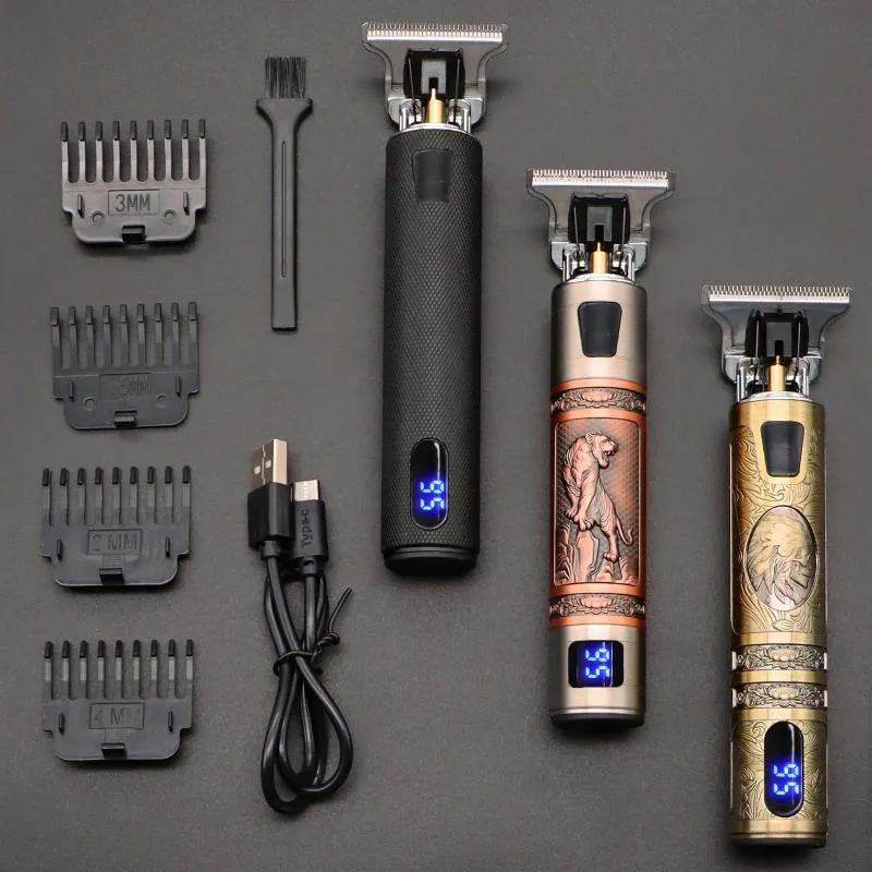 Cheap Electric Hair Clipper Man Barber Electric Shavers LCD 0mm