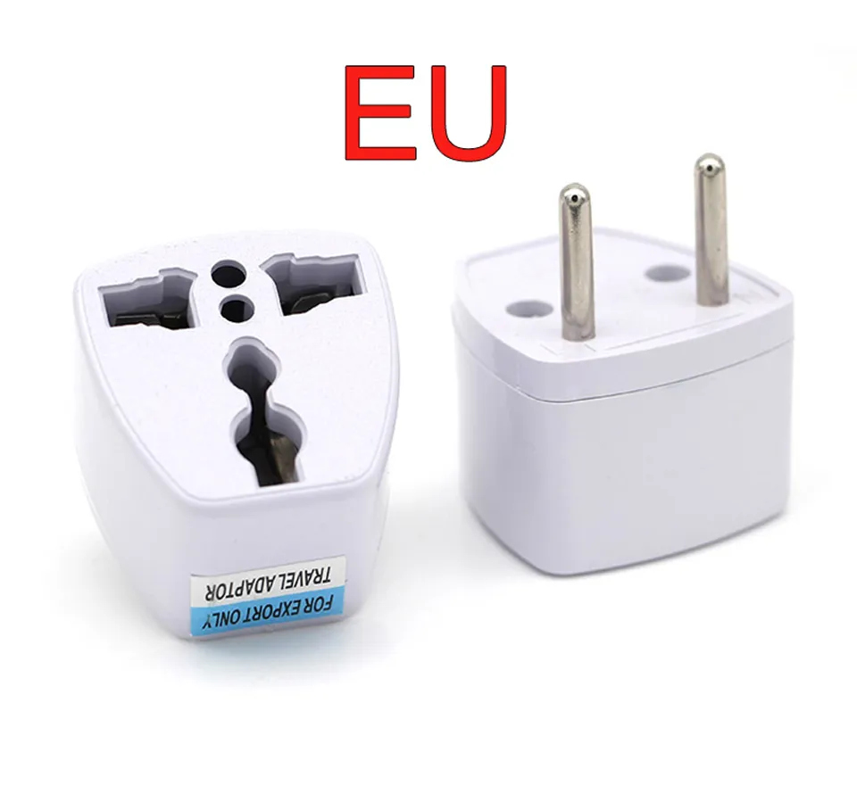 Universal US UK AU إلى EU Plugt USA إلى Euro Europe Sockets Travel Wall AC Charger Outlet Adapter Adapter UK179