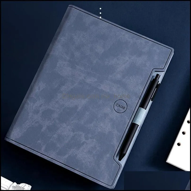 Anteckningar Anteckningar Office School Supplies Business Industrial Leather Journal Writing Notebook, 6 Ring Binder Refillable Diary Notepads, Busine