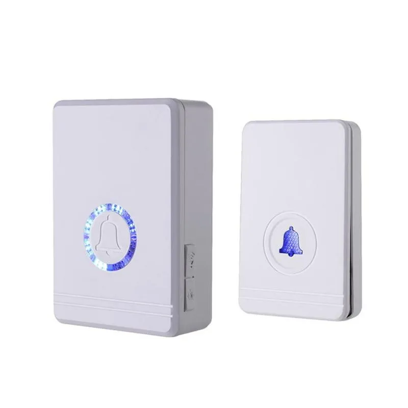 Autre quincaillerie de porte One For Villa Home Remote Wireless Doorbell 48 Classic Music Smart