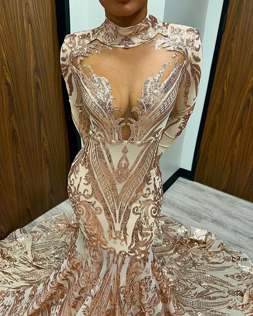 Gold Sequin Long Sleeve Dress, Long Mermaid Style... From Alegant_lady, $158.8 | DHgate.Com Gold Sequin Long Sleeve Dress, Long Mermaid Style... From Alegant_lady, $158.8 | DHgate.Com