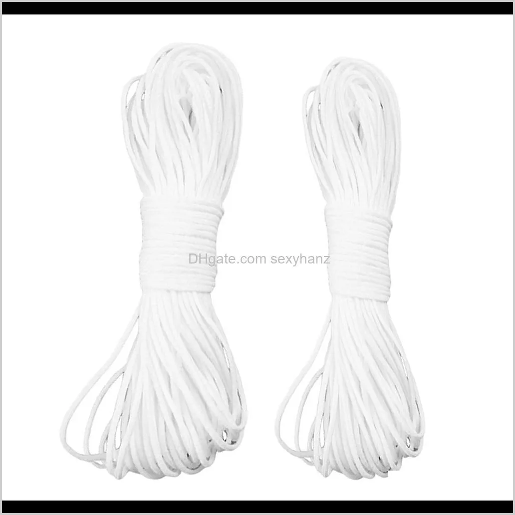 elastic cord string waist band for crafts diy weaving dressmaking 2.5mm 4mm