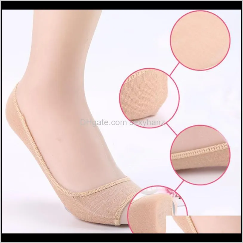 stealth easy without finger socks cotton socks fashion elastic fish mouth skin color 1 new pair of shallow mouth summer