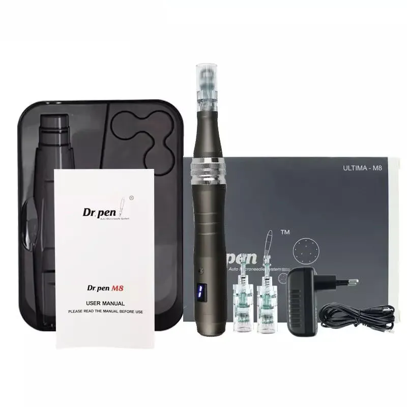 Dr.pen Ultima M8-W Drahtloser Derma Pen Elektrisches Hautpflegeset Mikronadel-Therapie-Rollsystem Home Beauty Machine