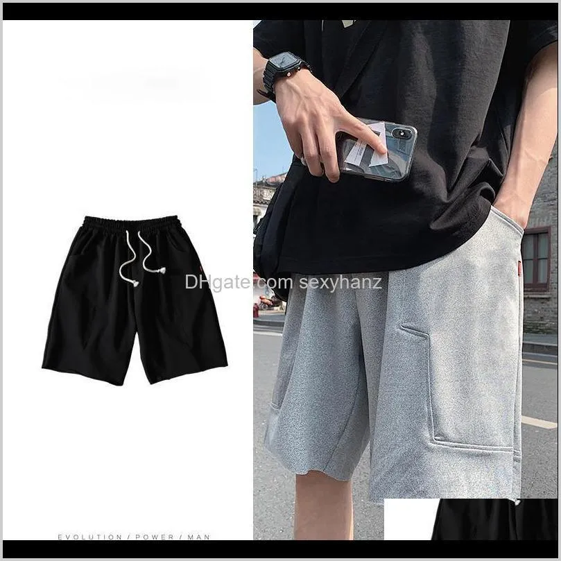 2021 Korean Fashion Mens Casual Summer Cotton Shorts For Men Loose Fit  Streetwear Pants For Sports And Gym Drop Delivery Available ED5 From  Sexyhanz, $24.46