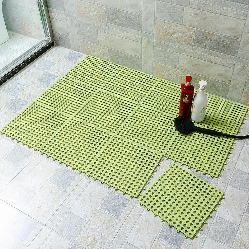 Badematten PVC Spleißen Badezimmer Anti Rutsch Matte Rutschfeste Haushalt  Küche Boden Wasserdichte Teppiche Für Toilette Dusche Von 9,11 €