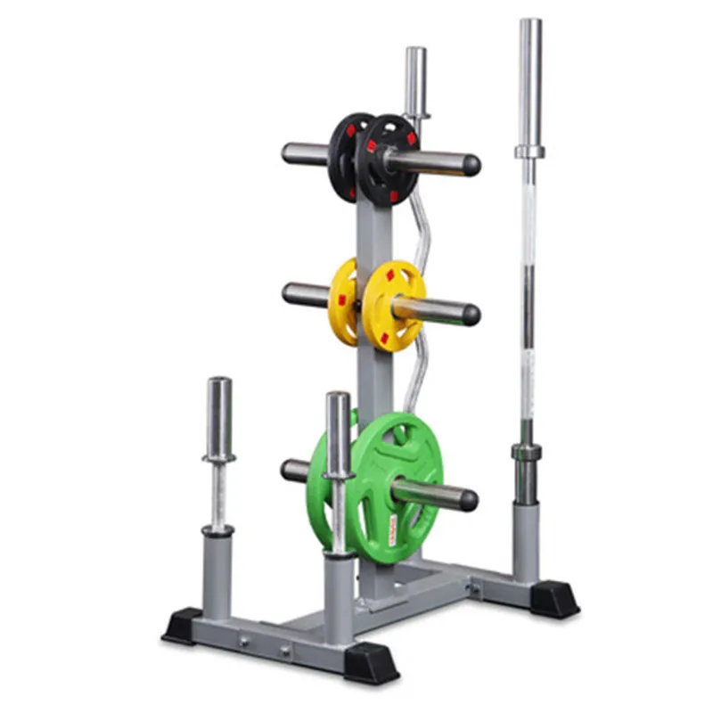 Multilevel Barbell Storage Rack With Large And Small Holes Ideal
