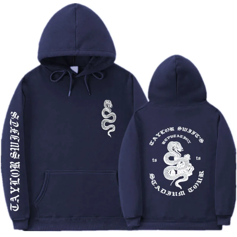 Singer Taylor Swift Same Clothes Hooded Sweater Snake Element