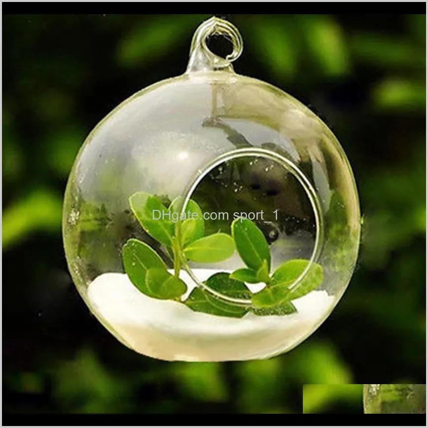 60mm hanging tealight holder glass globes terrarium wedding candle holder candlestick vase home hotel bar decoration ahc3527