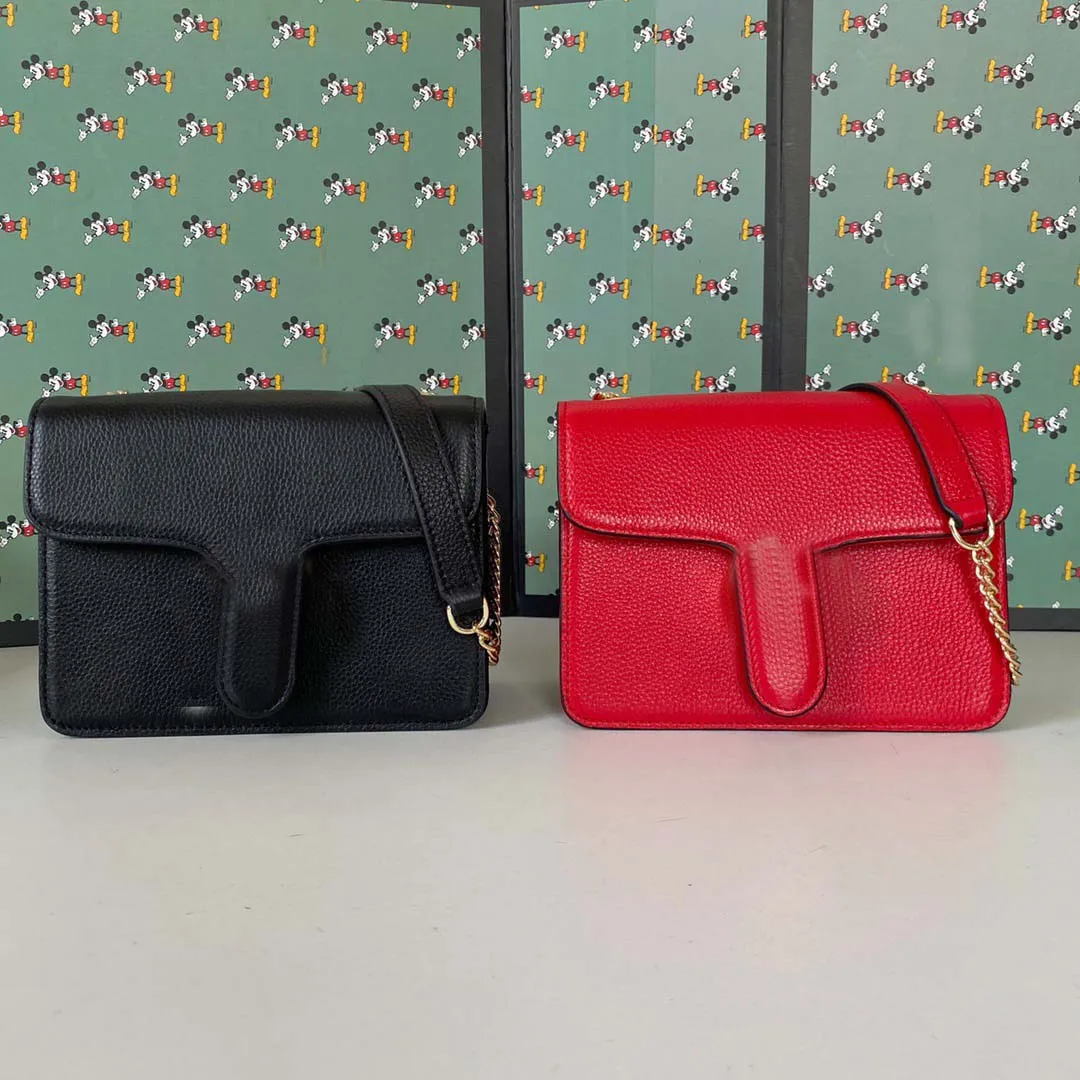 Axelväskor lyxkedja två storlekar mode handväskor högkvalitativa plånböcker crossbody retro dekoration