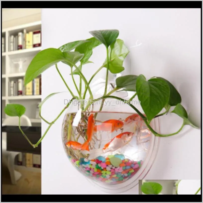mount fish tank wall-hanging bowl decoration planter pet supplies acrylic aquarium beautiful durable wall mounted aquariums