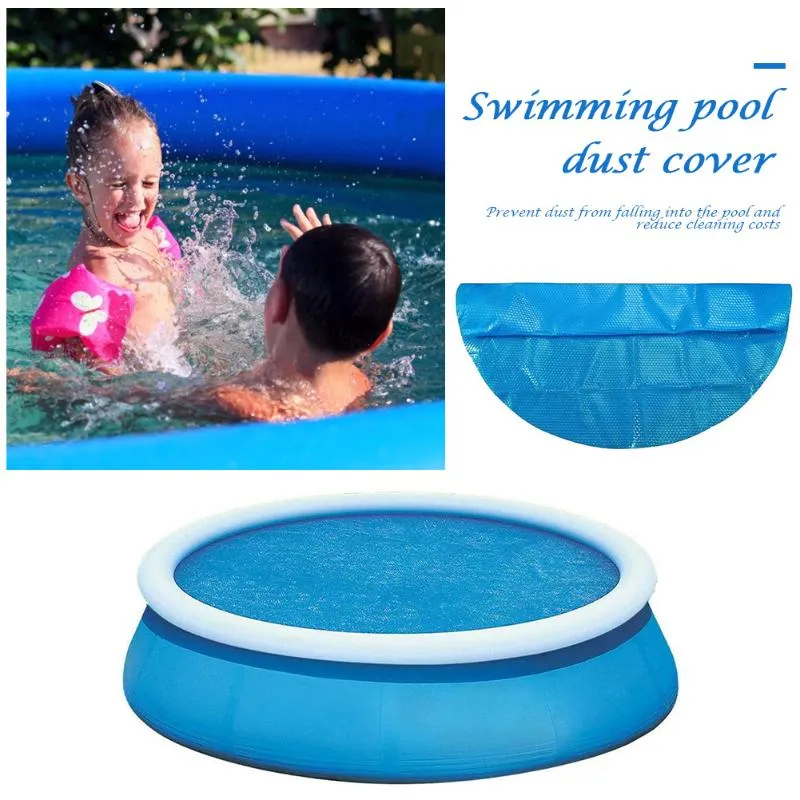 strand Mat Cover Outdoor Bubble Deken 3 6 m Diameter Solar Zwembad Met Hart Patroon Voor Opblaasbare Bovengrondse Accessoires2334