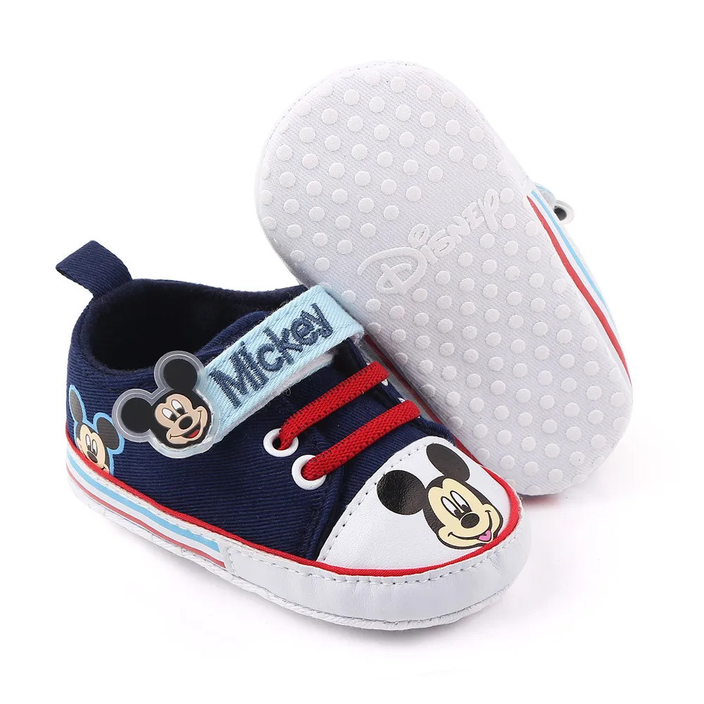 Scarpe da bambino scarpe da bambino cartone animato soft sole tela sneaker scarpe per culitta neonati fino a 18 mesi