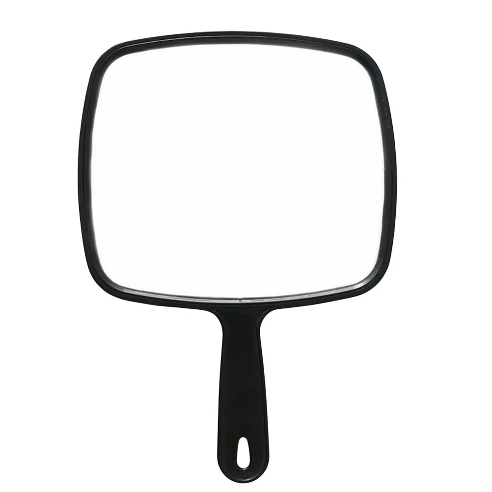 Miroir de coiffure professionnel pour Salon de coiffure, avec poignée, maquillage pour dames, Portable, voyage, Camping