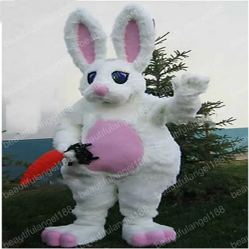 Halloween Easter Bunny Coelho Mascote Personagem Traje de Alta Qualidade Dos Desenhos Animados Animais Anime Anime Tema Caráter Adulto Natal Carnaval Festival Fancy Dress