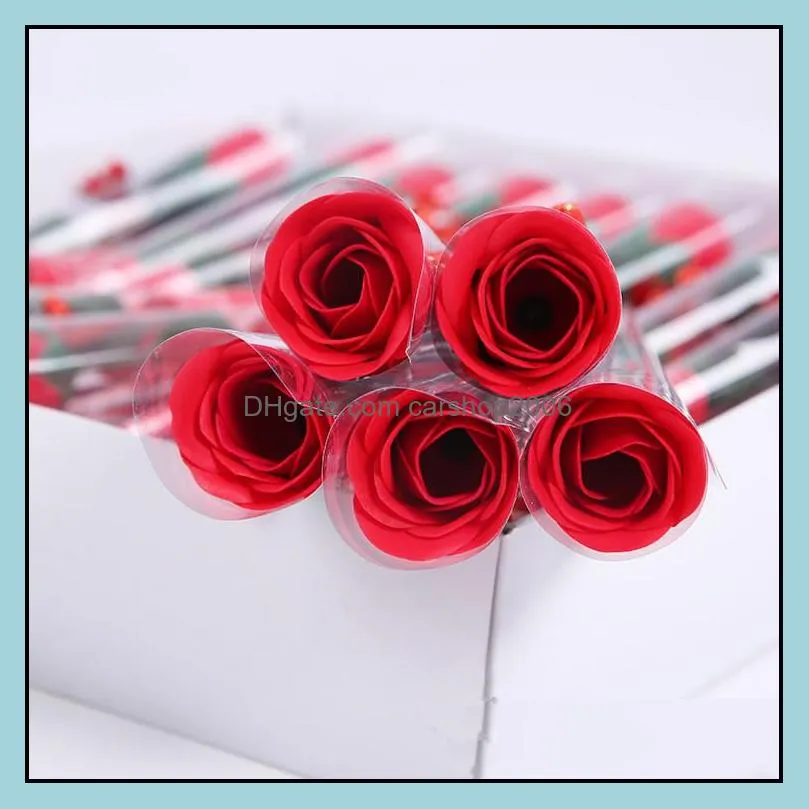 new Artificial soap Flowers Rose Valentines Day gifts Wedding flower Party home hotel Favors Decorations wedding bridal bouquets