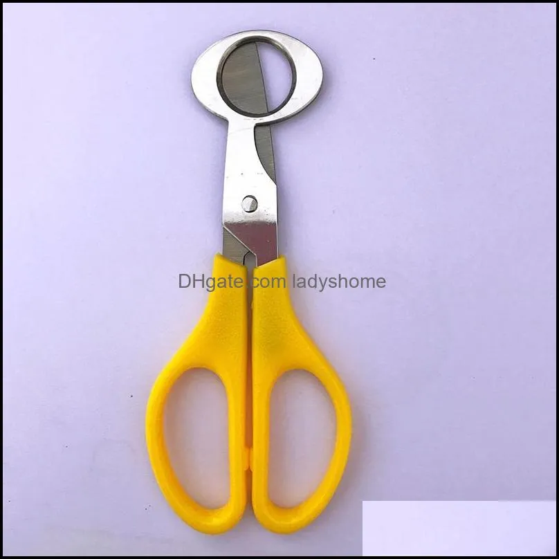 5 Color Stainless Steel Egg Opener Tool Quail Eggs Scissors Cutter Household Kitchen Tools HWA6013