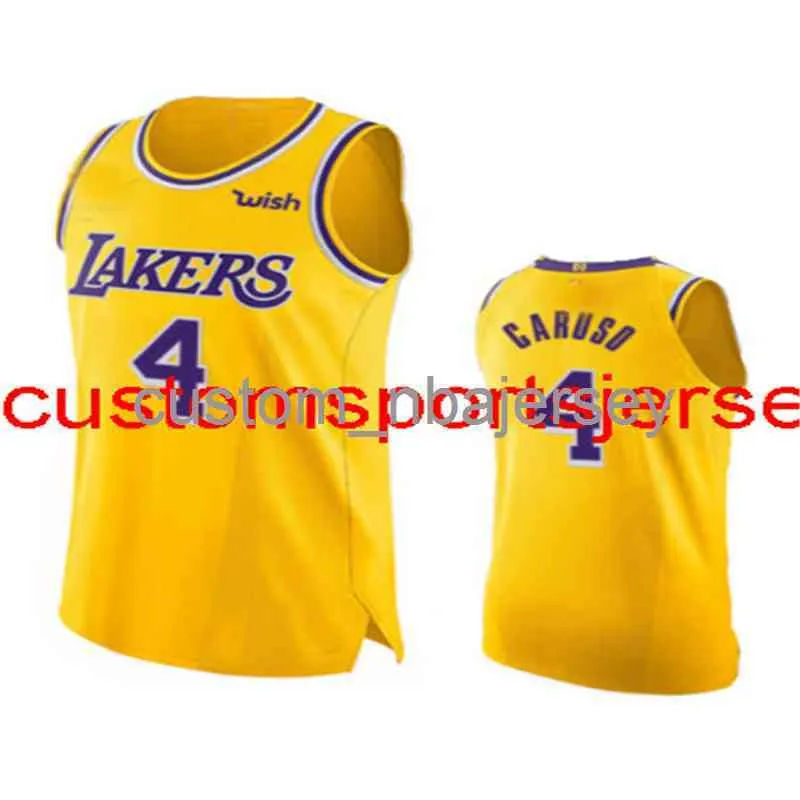 Mens Women Youth Alex Caruso #4 Jersey stitched custom name any number Basketball Jerseys