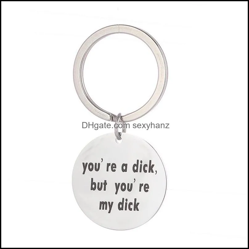 You`re My Favorite Asshole Funny Keychain Valentines Day Gifts Couples Jewelry Forgirlfriend Boyfriend Husband Christmas Gifts 279 T2