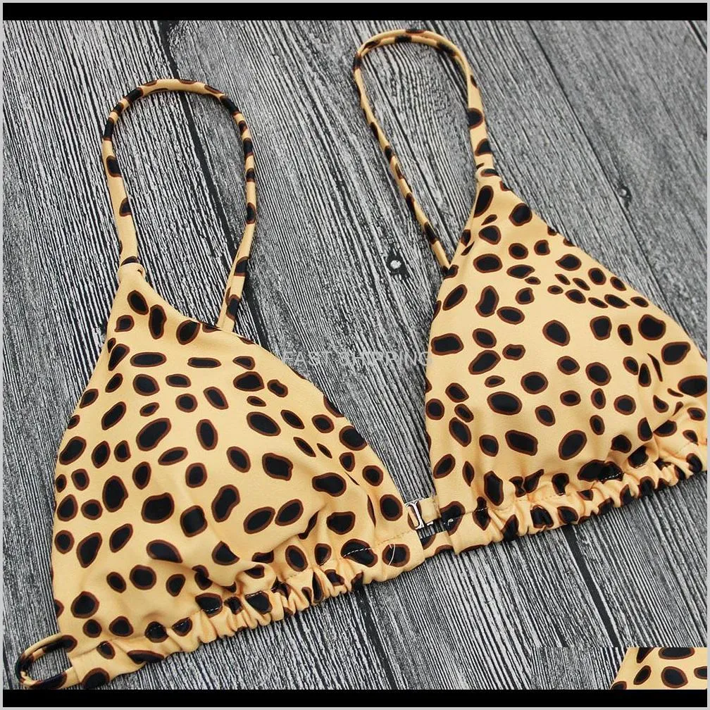 Leopard Bikini Summer Women Swimwear Clothing
