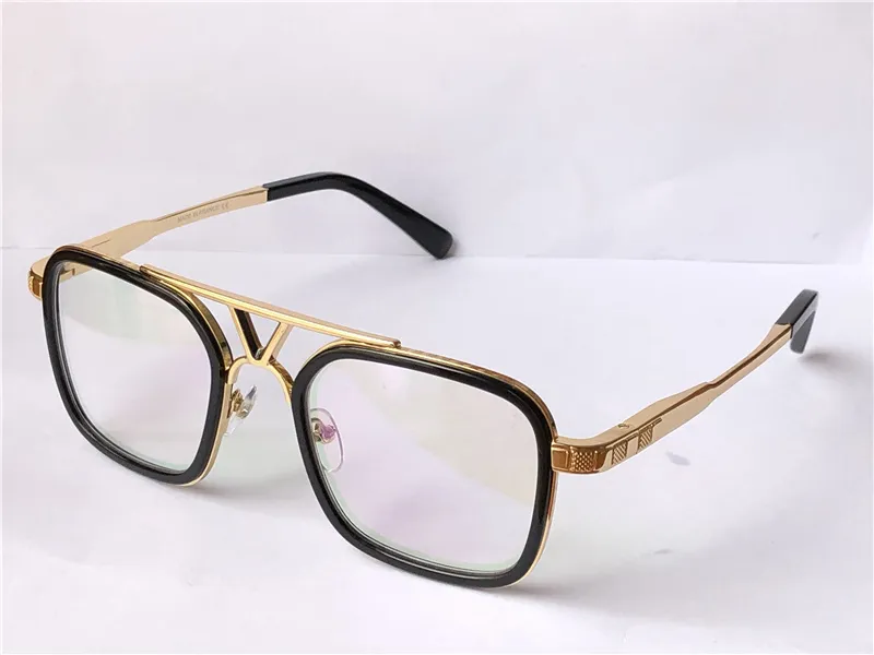 Den senaste försäljningspoppen Fashion Design Optical Glasses Square Frame 0947 Toppkvalitet HD Rensa lins med fall Enkel stil