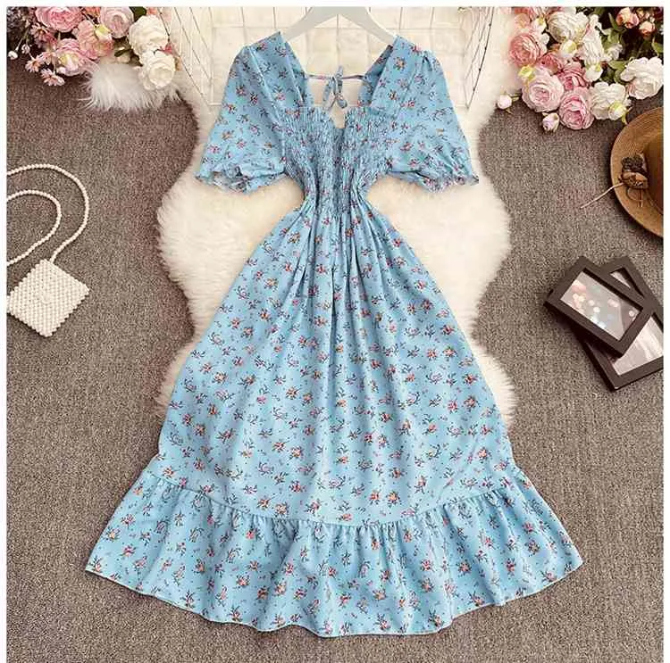 ⭐︎希少⭐︎CARAMEL VINTAGEFLORAL PRINT DRESS 8A ⭐︎希少