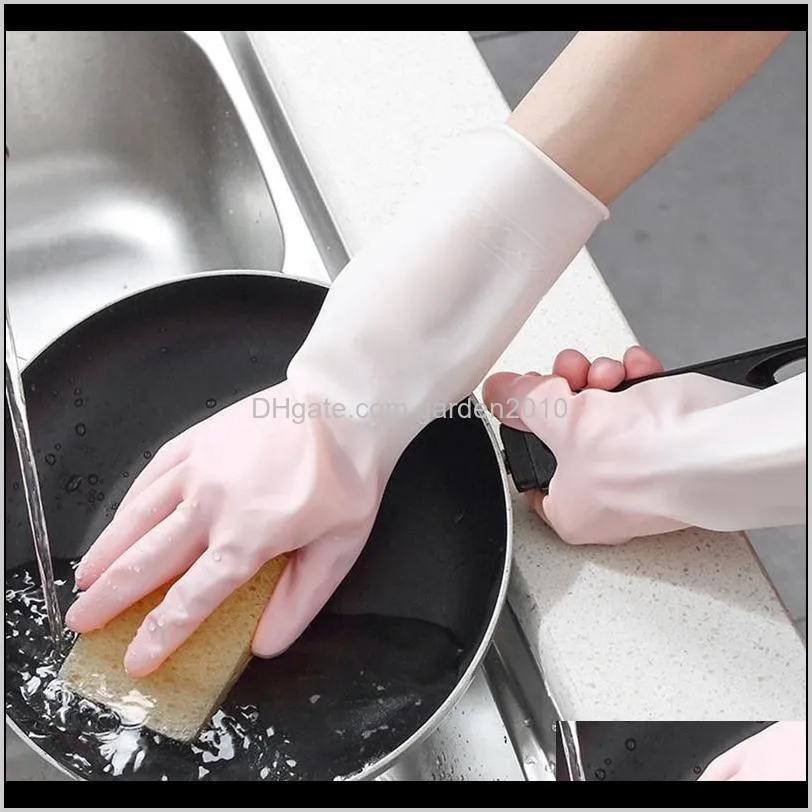 kitchen silicone cleaning gloves household heat-resistant scrubber rubber gloves kitchen cleaning tools1