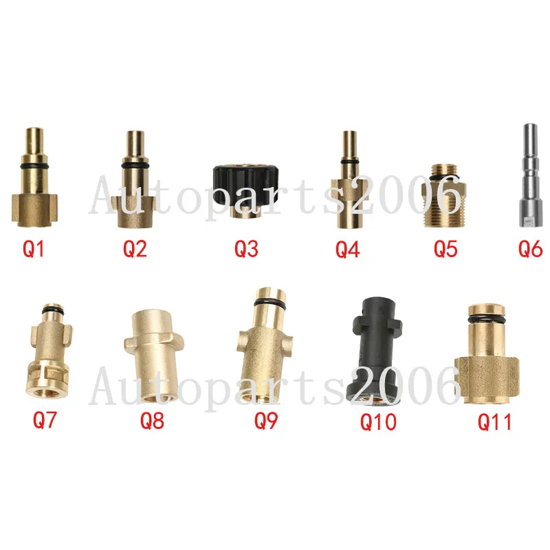 Set 5 Ugelli Per Idropulitrice - Acciaio Inox, 5 Angoli Di Spruzzo, Collegamento Rapido - Foto 9