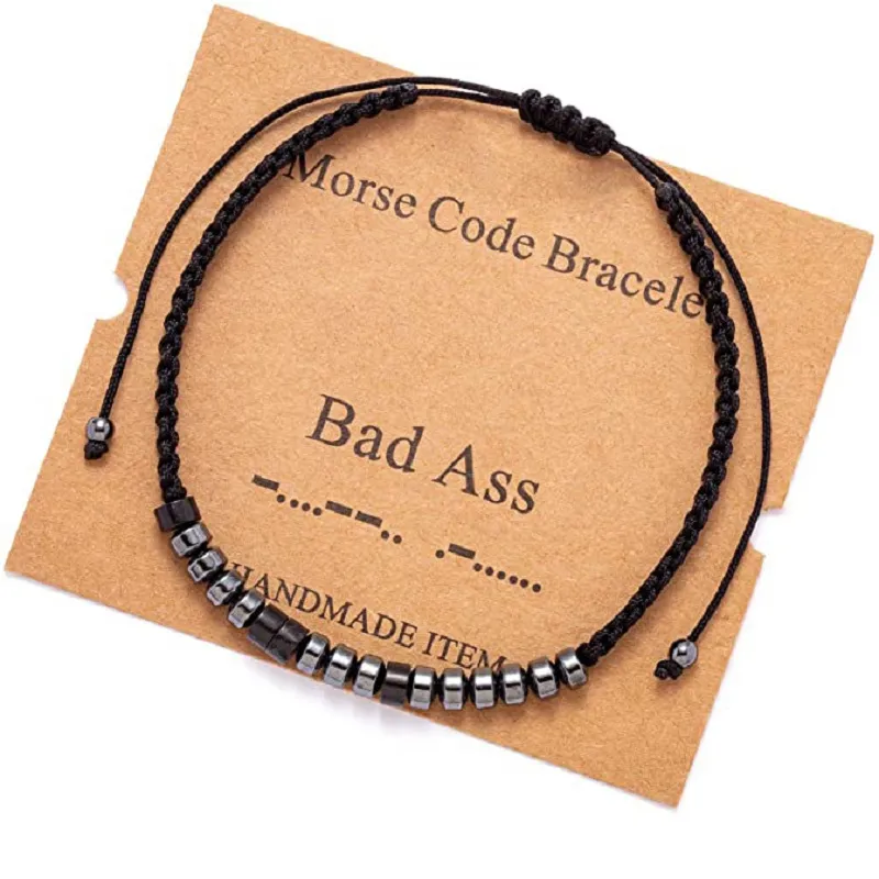 Stamped Secret Message Rope Bracelet, Mens Scroll Bracelet, Mens Parac –  Laura Walker Jewellery