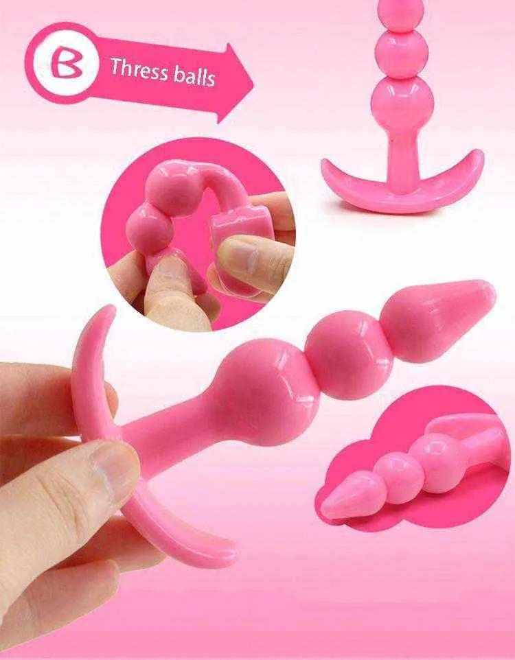 Analperlen Silikon Vibrator Für Damen Prostatamassage Plug_voghion.com