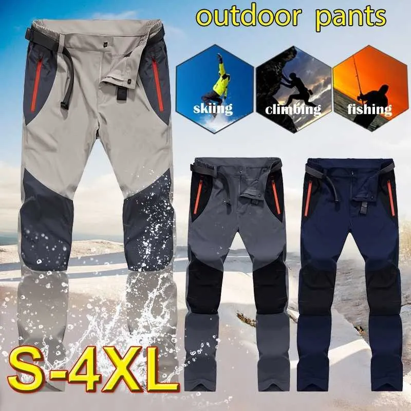 Tactical Waterproof Pants Men Cargo Spring Summer Quick Dry