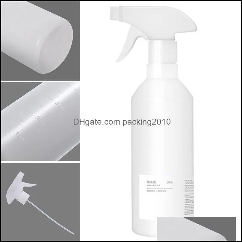 350ML/500ML Capacity Hand-press Type Spray Bottle Leak Proof Empty Sprinkling Can for Alcohol Disinfectant Holder