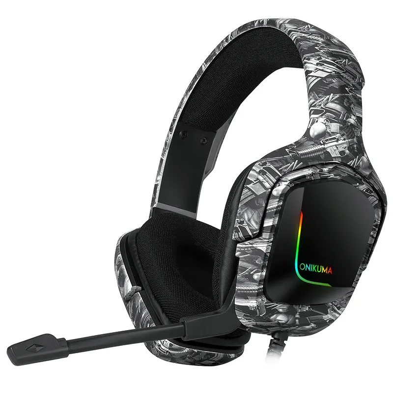 ONIKUMA K20 Casque Jeu Stéréo Lecteur Casque Pour PS5 Ps4 Gaming