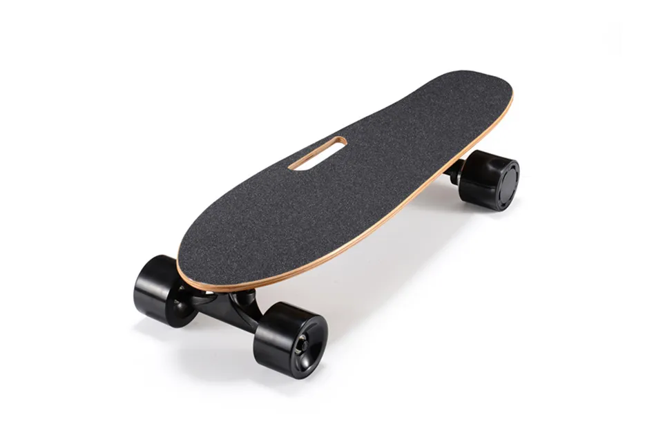 Elektrisch Skateboard Scooter Dubbele Rocker Board Maple 4 Wielen Tiener Volwassen kunst Skating Street Up Colors Frosted