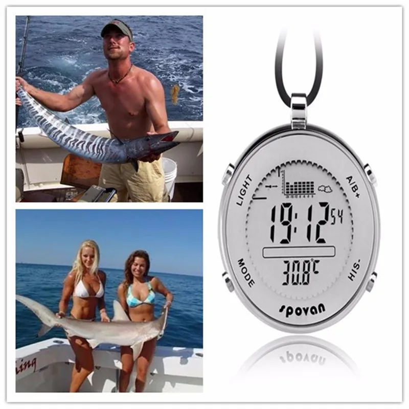 SPOVAN Luxury Brand Pocket Watch Waterproof Swit Sensor Digital