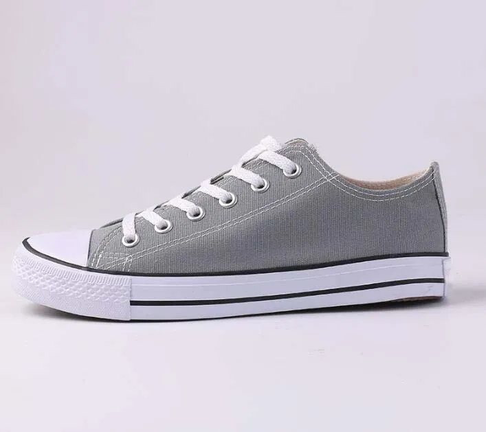 35-46 New Unisex High-Top Adult Women's Men's Canvas Shoes 13 couleurs Laced Up Casual Sneaker