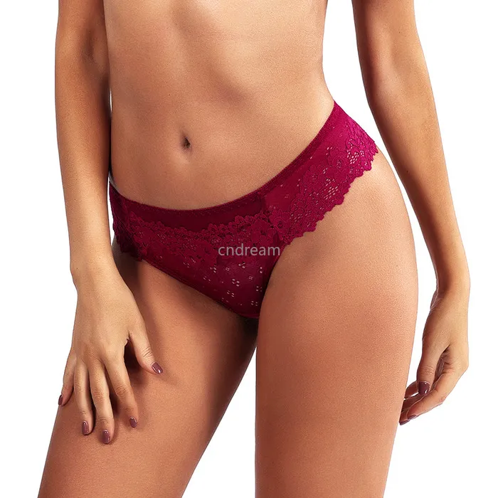 Lace See Through G String Seamless Invisible Bikini Lace Panties T Back  Thong Women Underwear Lingerie Panty Clothing Black White Red From Cndream,  $1.99
