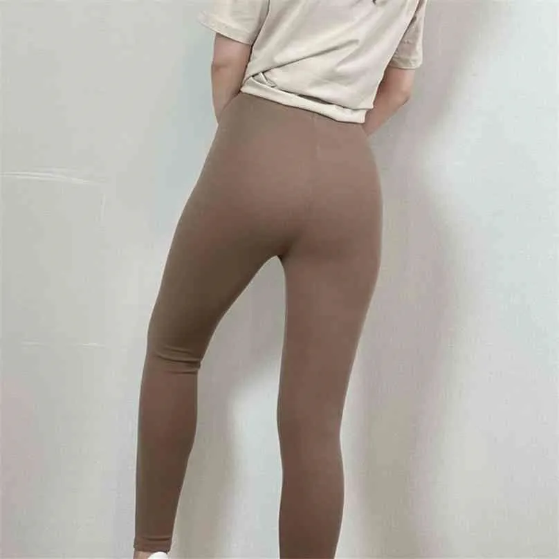 Colorfaith Spring Autumn Woman Leggings Elasticity Push Up High Waist Thrilling Fitness Lady Slim Wild Jeggings Le22116 210925