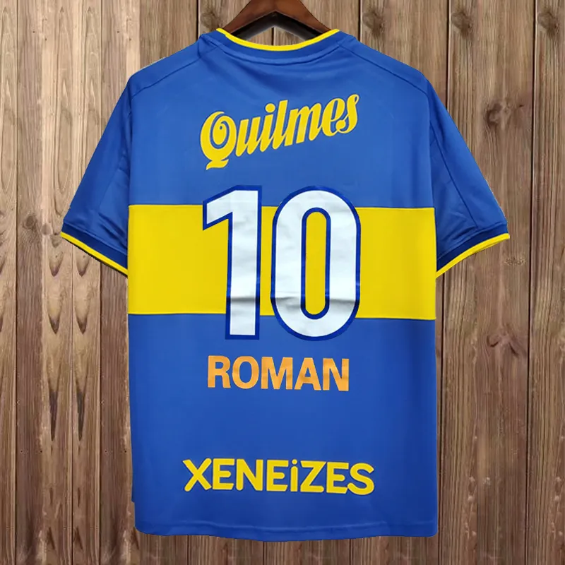 Cabj Jersey Cabj T Shirt Boca Juniors Retro Soccer Jerseys Long