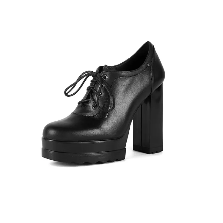 Ontwerper schoenen luxe vrouw bodems hoge hakken platform ronde neus zacht natuurlijk lederen beroep mode lente / herfst party bruiloft warorwar merk B973-2