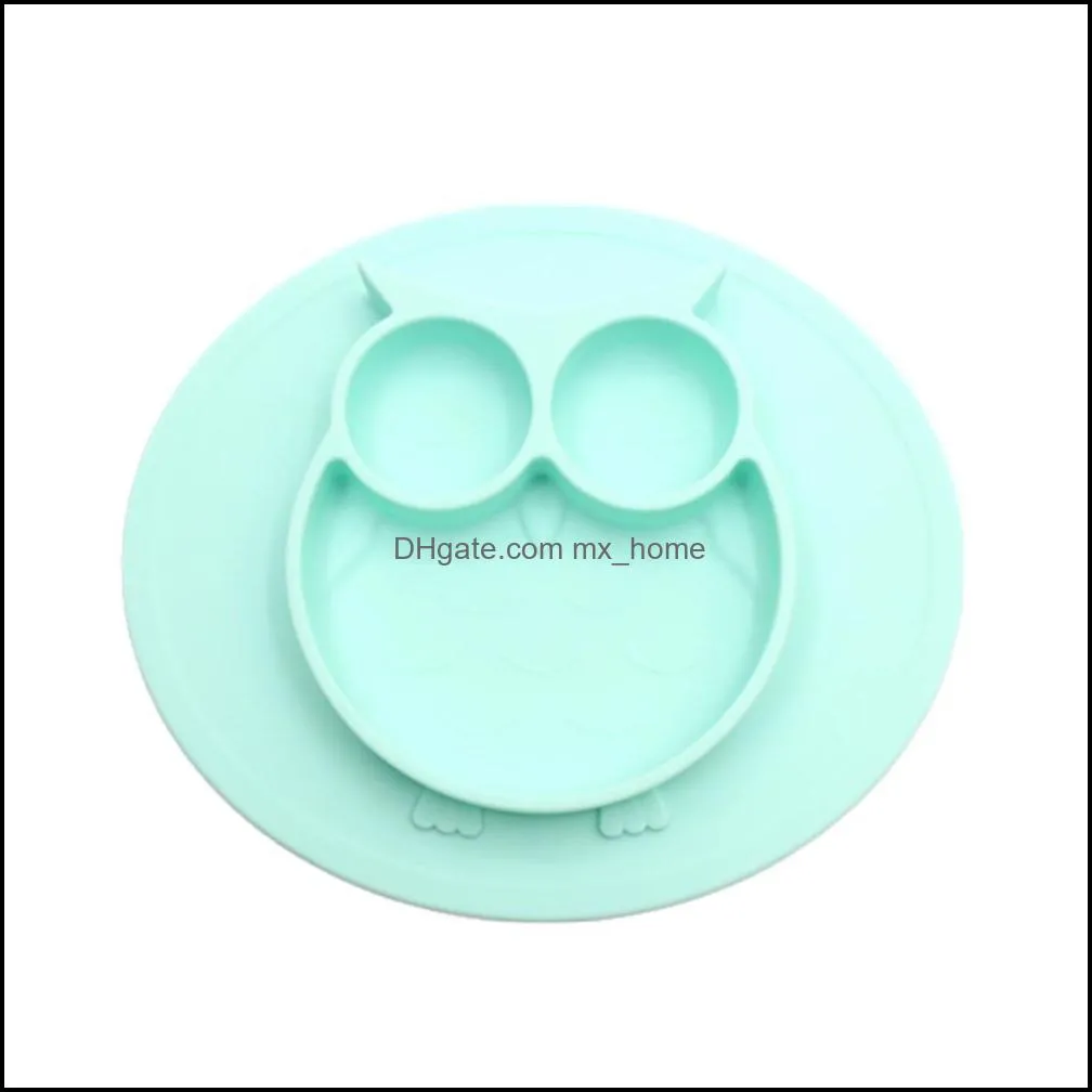 Baby Feeding Suction Plate Newborn Silicone Tray Vajillas Plato Infant Dishes Pratos Kid Eating Bowl Placemat Infantil Drop Ship